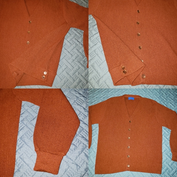 ‼SOLD‼ 60s Grandpa Pendleton Virgin Wool Cardigan - Picture 2 of 8